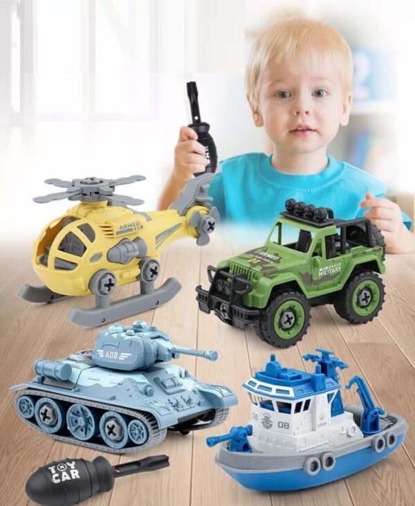 Military Army Foldable Vehicles Car Toy