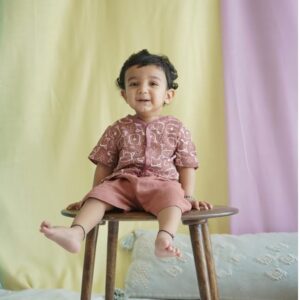 The Boo Boo Club Muslin Shirt and Short Set