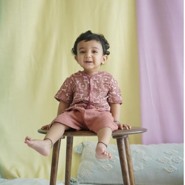 The Boo Boo Club Muslin Shirt and Short Set